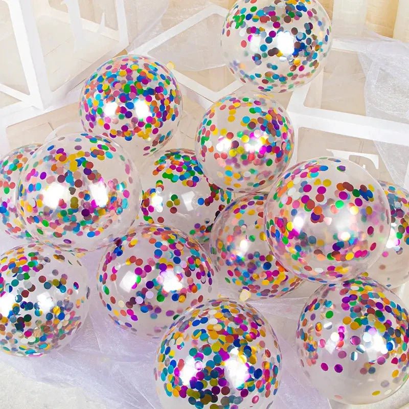 Confetti Latex Balloons Set - Cake Pops Parties