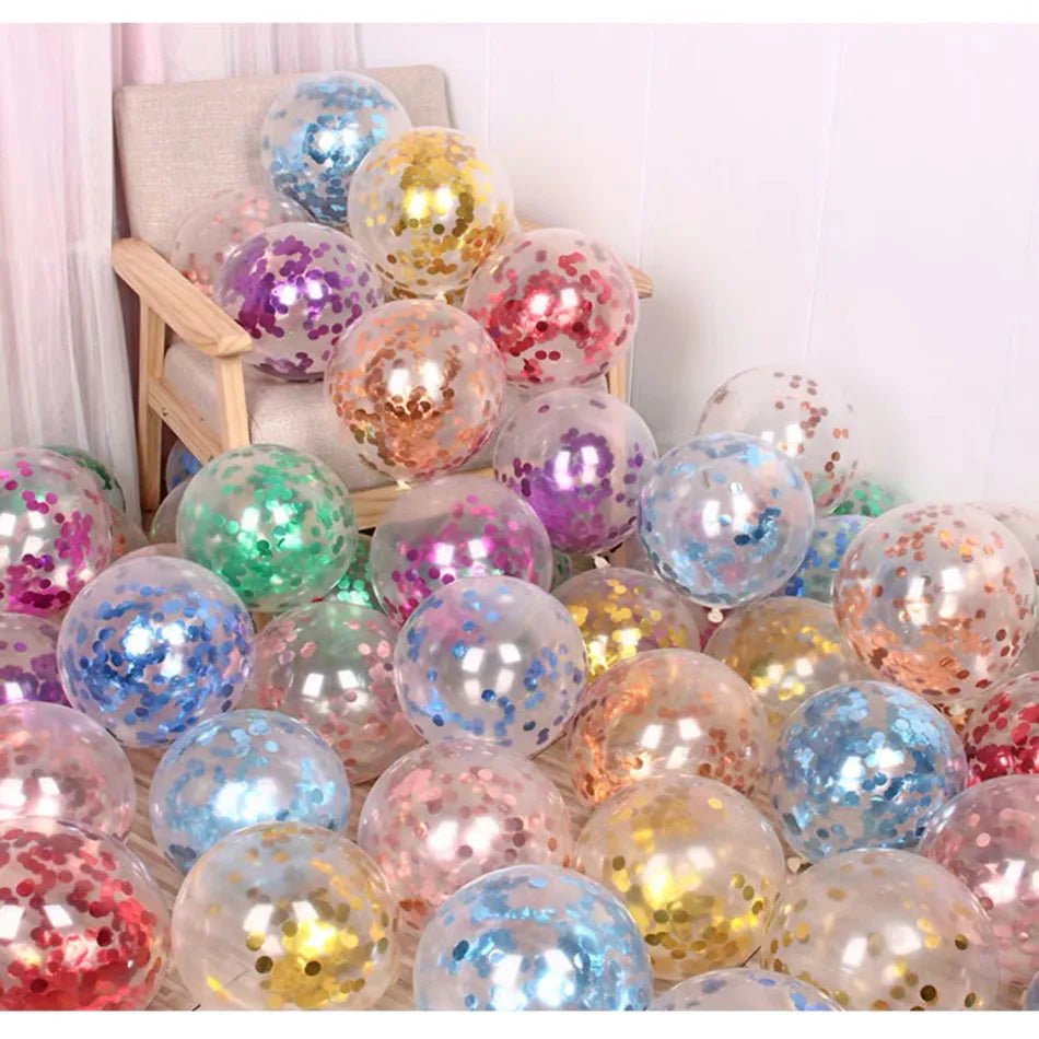 Confetti Wedding Party Balloons - Cake Pops Parties