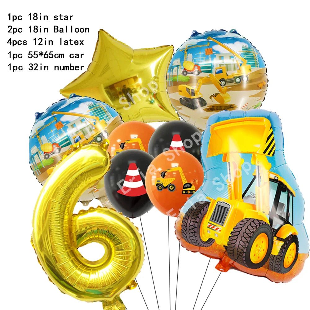 Construction Tractor Theme Party Supplies - Cake Pops Parties