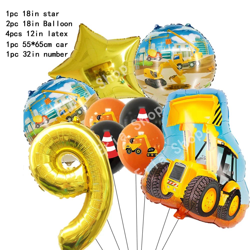 Construction Tractor Theme Party Supplies - Cake Pops Parties