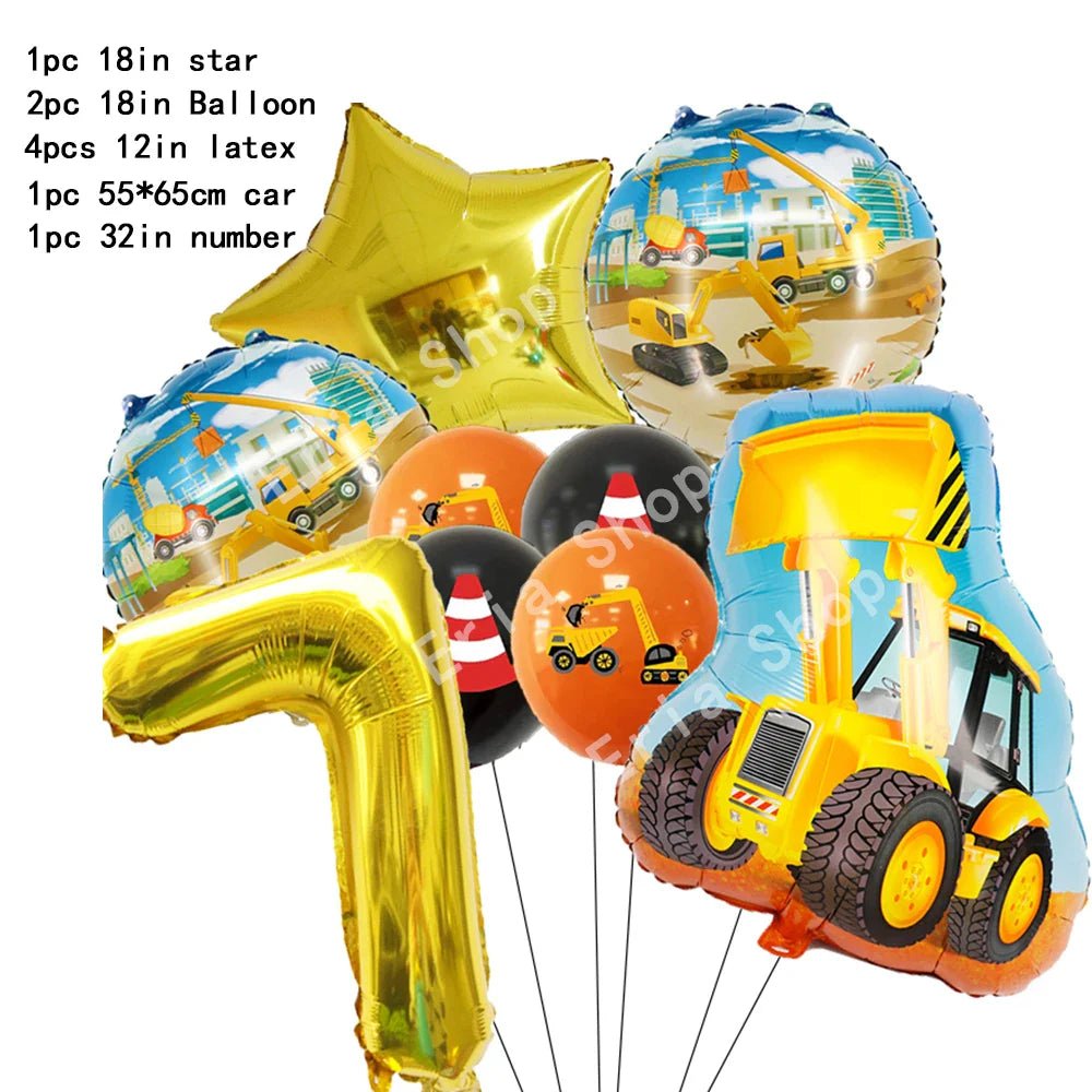Construction Tractor Theme Party Supplies - Cake Pops Parties