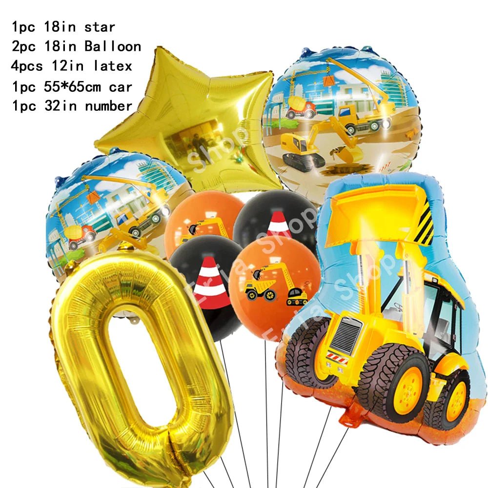 Construction Tractor Theme Party Supplies - Cake Pops Parties