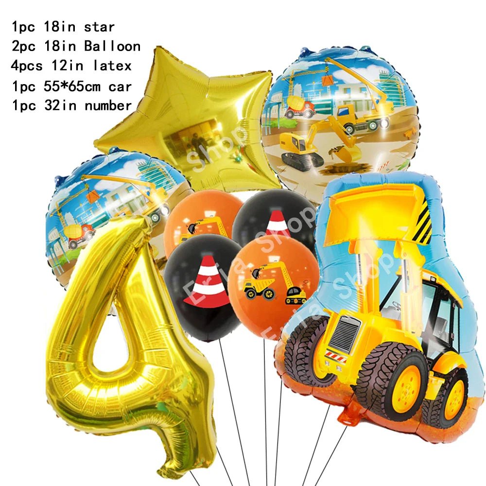 Construction Tractor Theme Party Supplies - Cake Pops Parties