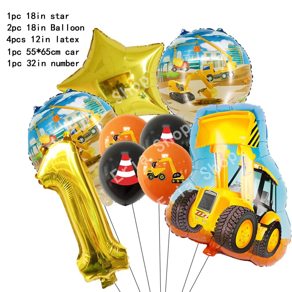 Construction Tractor Theme Party Supplies - Cake Pops Parties