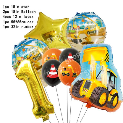 Construction Tractor Theme Party Supplies - Cake Pops Parties