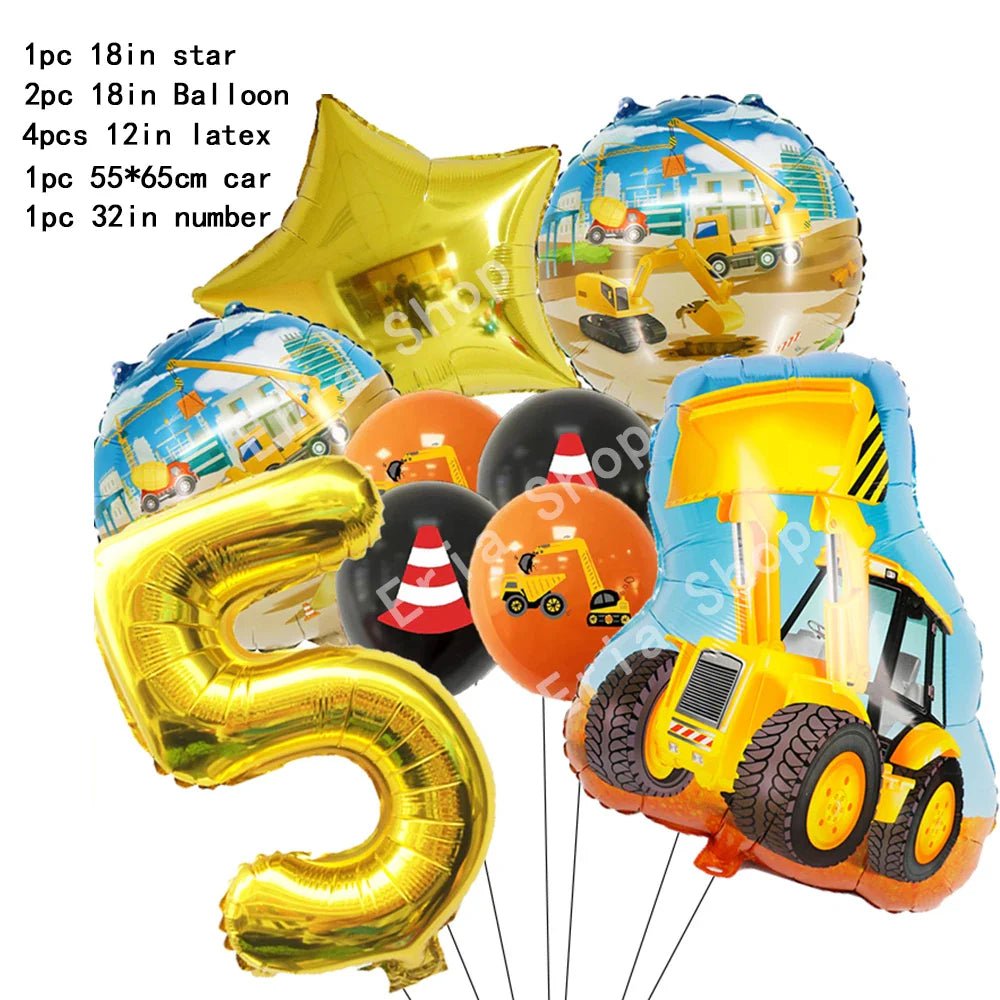Construction Tractor Theme Party Supplies - Cake Pops Parties