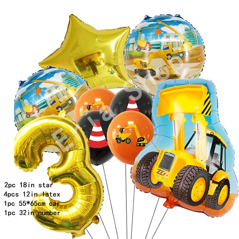 Construction Tractor Theme Party Supplies - Cake Pops Parties