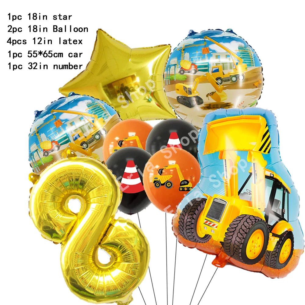 Construction Tractor Theme Party Supplies - Cake Pops Parties