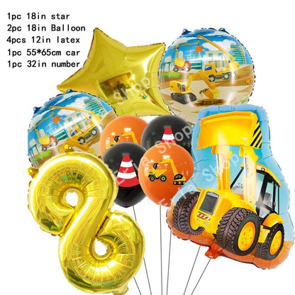 Construction Tractor Theme Party Supplies - Cake Pops Parties
