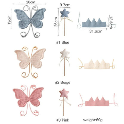 Cotton Butterfly Angel Wing Set - Cake Pops Parties