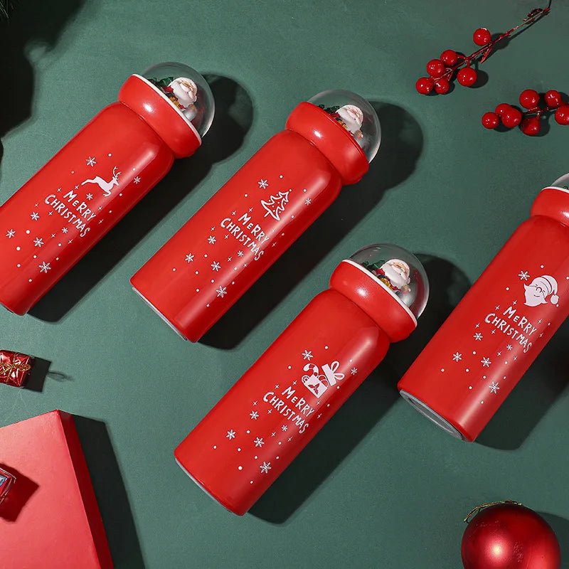 Creative Christmas Stainless Steel Water Bottle - Cake Pops Parties