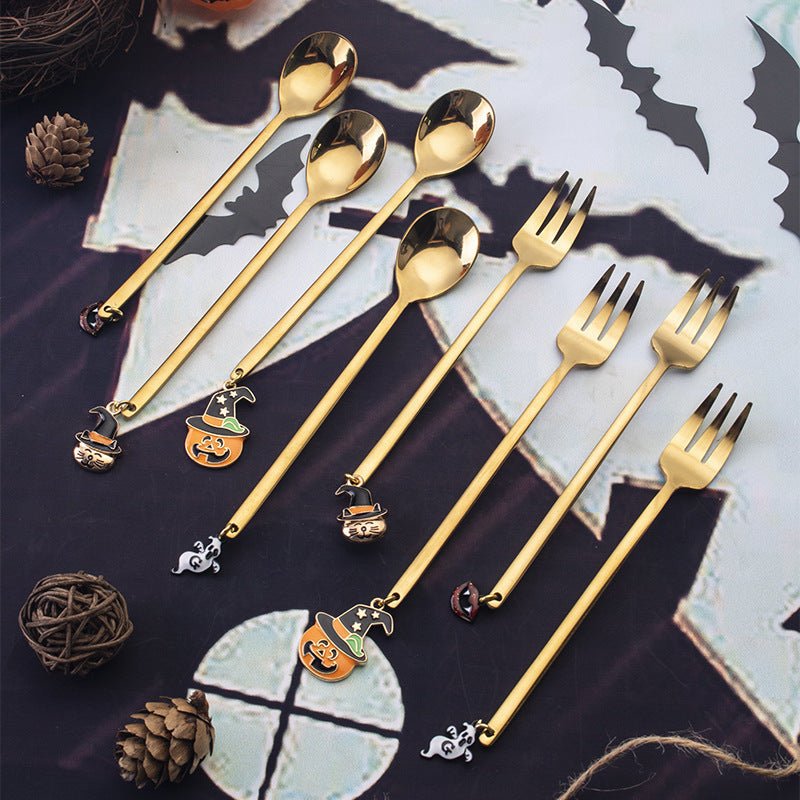 Creative Pumpkin Spoon Set - Cake Pops Parties