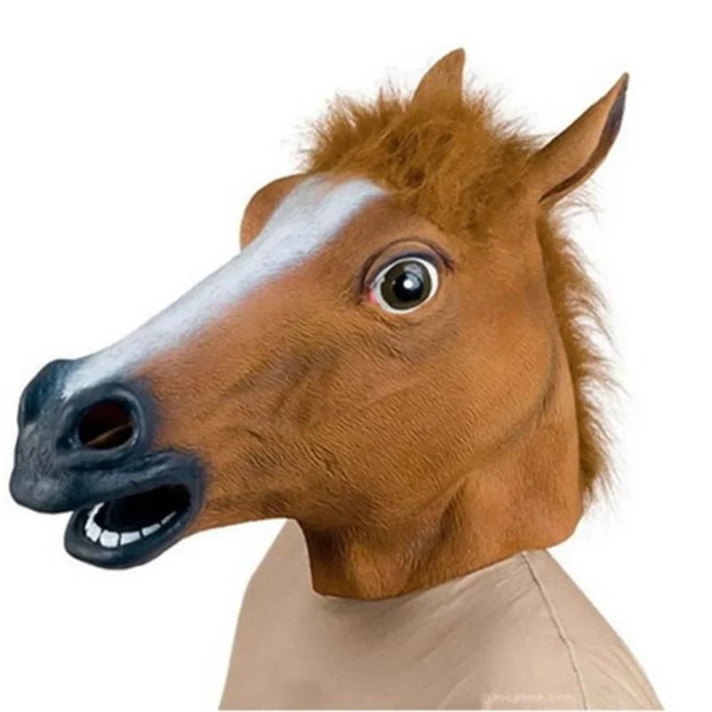 Creepy Horse Head Mask - Cake Pops Parties
