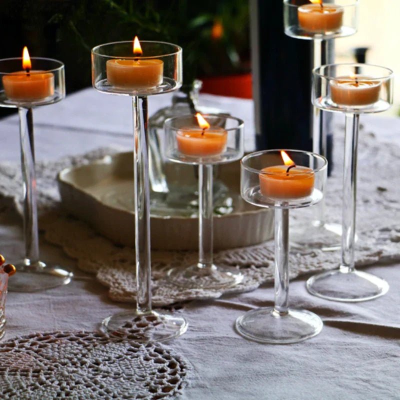 Crystal Tealight Candle Holders Set - Cake Pops Parties