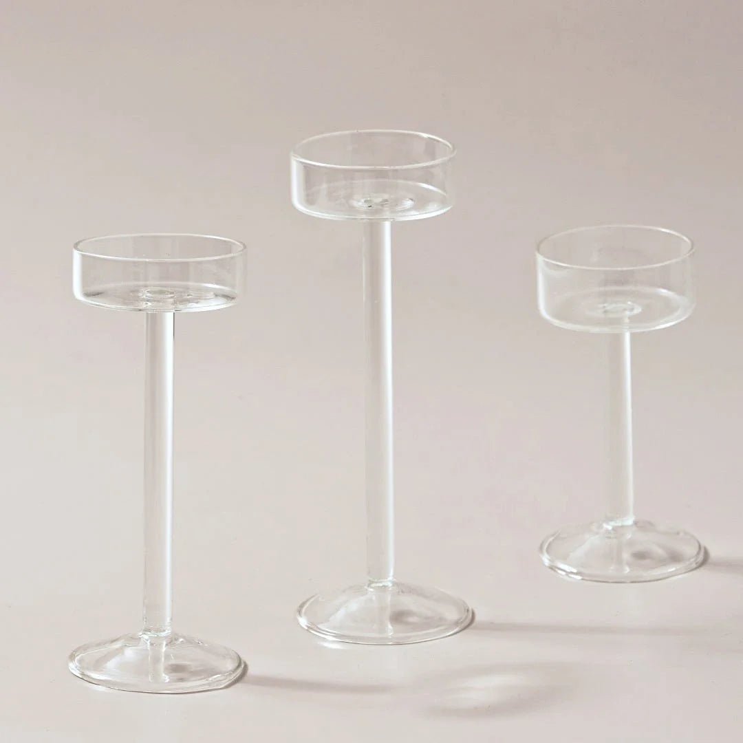 Crystal Tealight Candle Holders Set - Cake Pops Parties