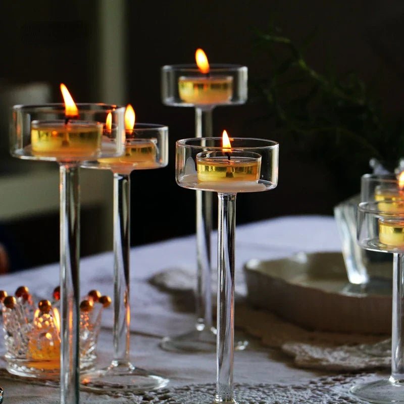 Crystal Tealight Candle Holders Set - Cake Pops Parties