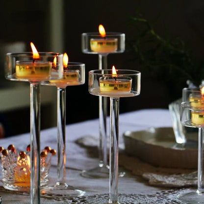 Crystal Tealight Candle Holders Set - Cake Pops Parties