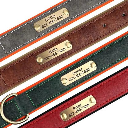 Custom Engraved Dog Collar - Personalized ID Tag Nameplate - Cake Pops Parties
