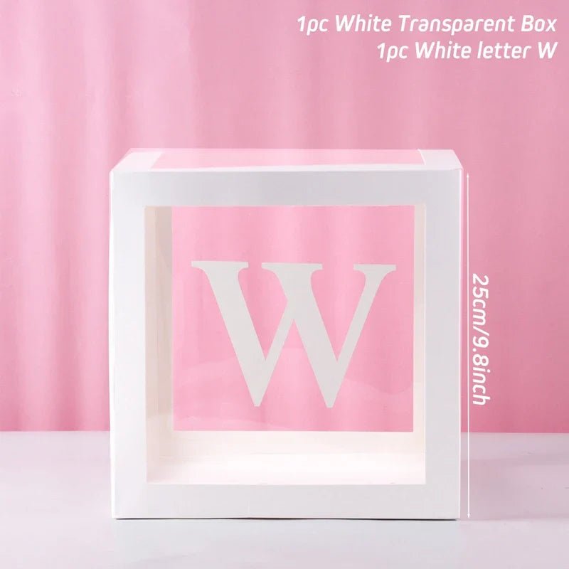 Custom Transparent Balloon Box - Cake Pops Parties