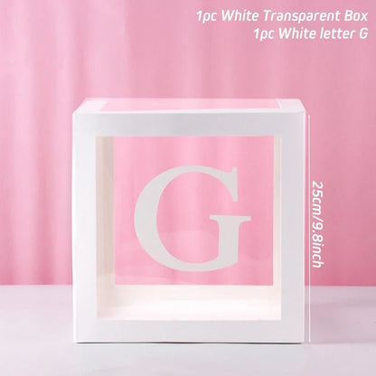 Custom Transparent Balloon Box - Cake Pops Parties