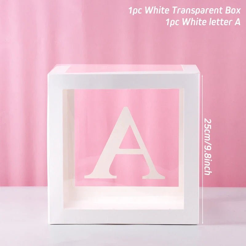 Custom Transparent Balloon Box - Cake Pops Parties