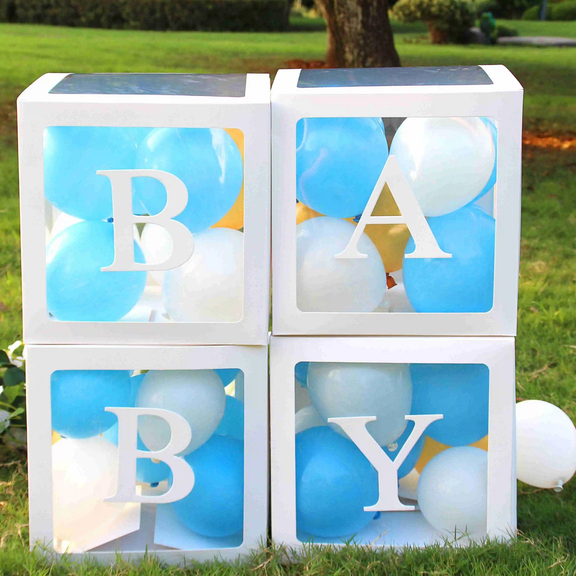 Custom Transparent Balloon Box - Cake Pops Parties