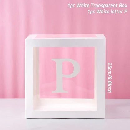 Custom Transparent Balloon Box - Cake Pops Parties