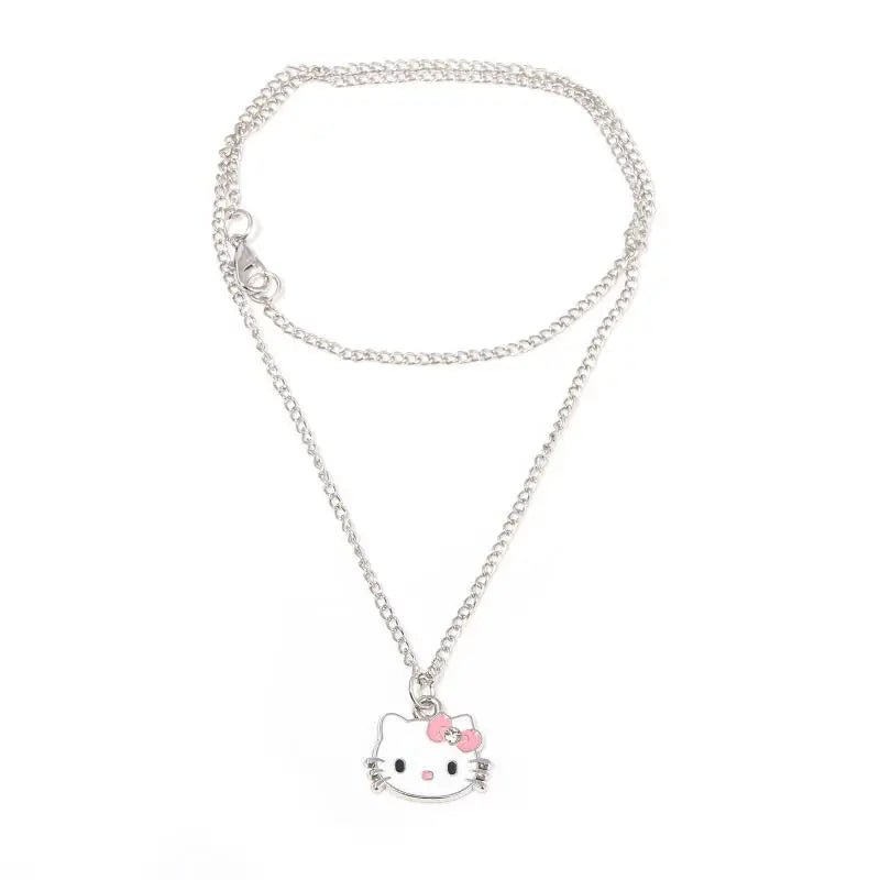 Cute Anime Cat Necklace Kawaii Kitty Pendant Girls Jewelry - Cake Pops Parties