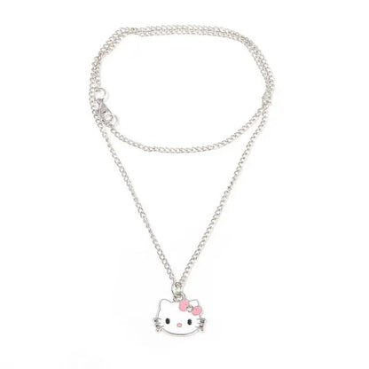 Cute Anime Cat Necklace Kawaii Kitty Pendant Girls Jewelry - Cake Pops Parties