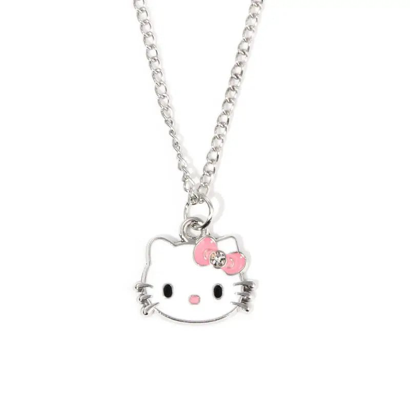 Cute Anime Cat Necklace Kawaii Kitty Pendant Girls Jewelry - Cake Pops Parties