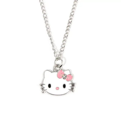 Cute Anime Cat Necklace Kawaii Kitty Pendant Girls Jewelry - Cake Pops Parties