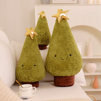 Cute Elk Christmas Tree Pillow - Cake Pops Parties