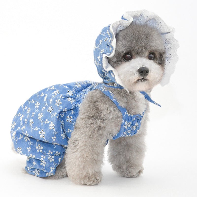 Cute Pet Hat Set - Blue/White/Yellow - Cake Pops Parties