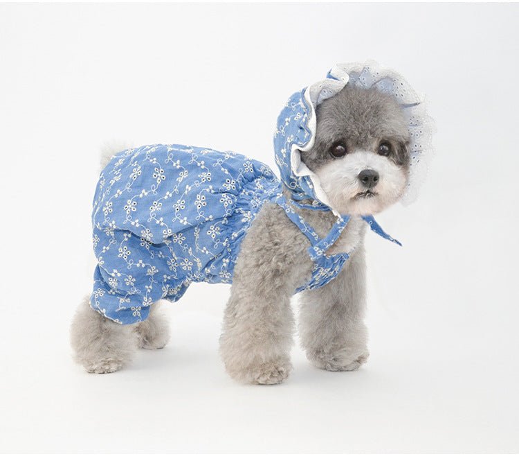 Cute Pet Hat Set - Blue/White/Yellow - Cake Pops Parties