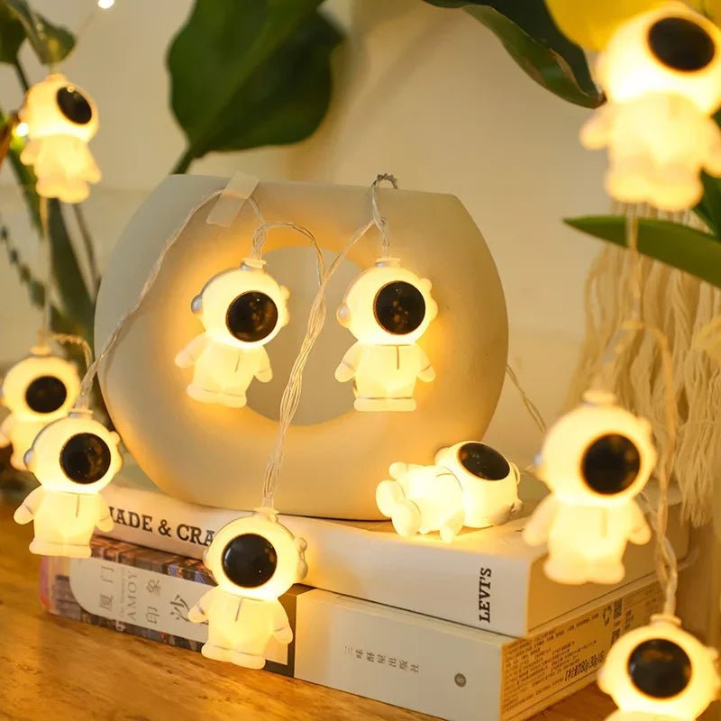 Cute Rocket Astronaut Fairy String Lights - Cake Pops Parties