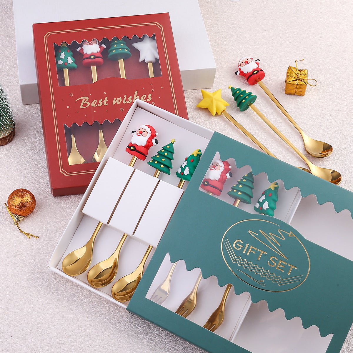 Cute Stainless Steel Christmas Gift Box Sets - Cake Pops Parties