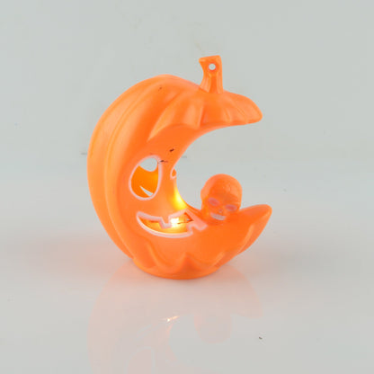 Lampe citrouille d'Halloween au clair de lune
