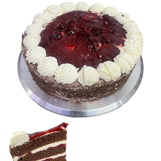 Decadent Black Forest Cherry Jam Cake | Rich Chocolate Layers - Cake Pops Parties