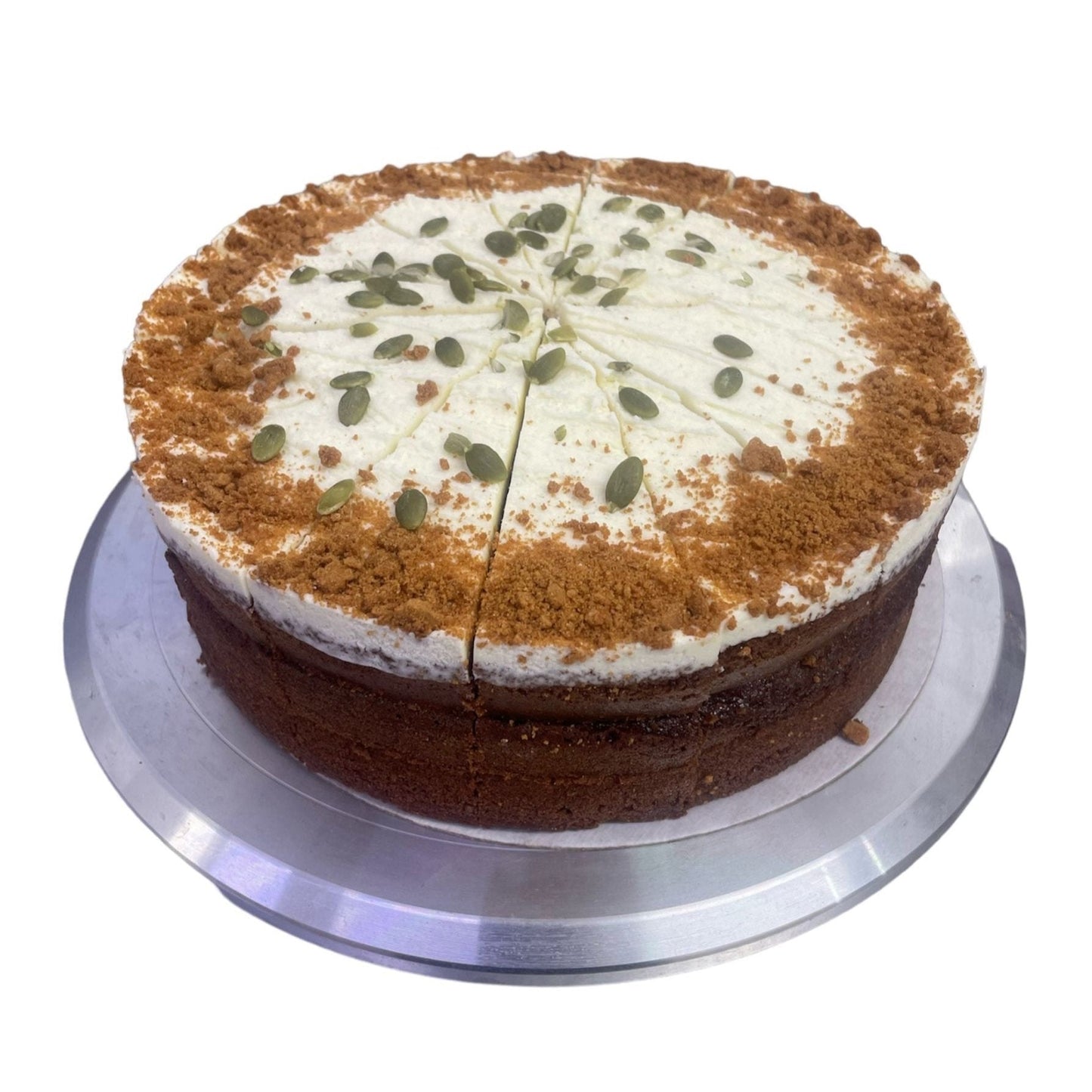 Decadent Pumpkin Spice Latte Cake | 3 - Layer Autumn Dessert - Cake Pops Parties