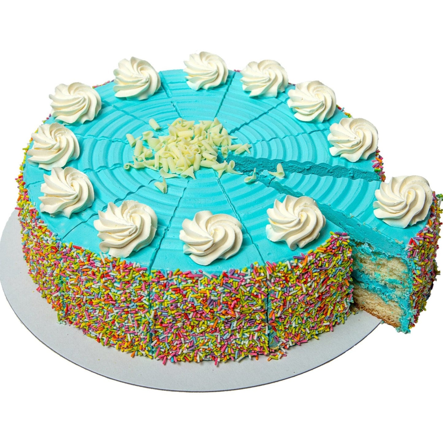 Delicious Bubblegum Cake | Fluffy Sponge with Fresh Cream | Colorful Sprinkles - Cake Pops Parties