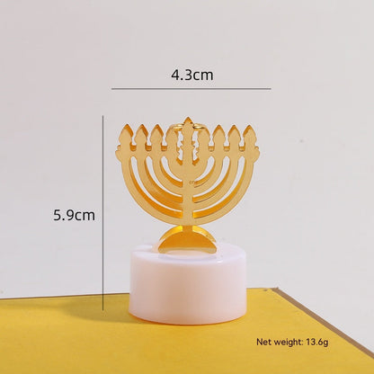 Mini lampe de nuit à LED en forme de château
