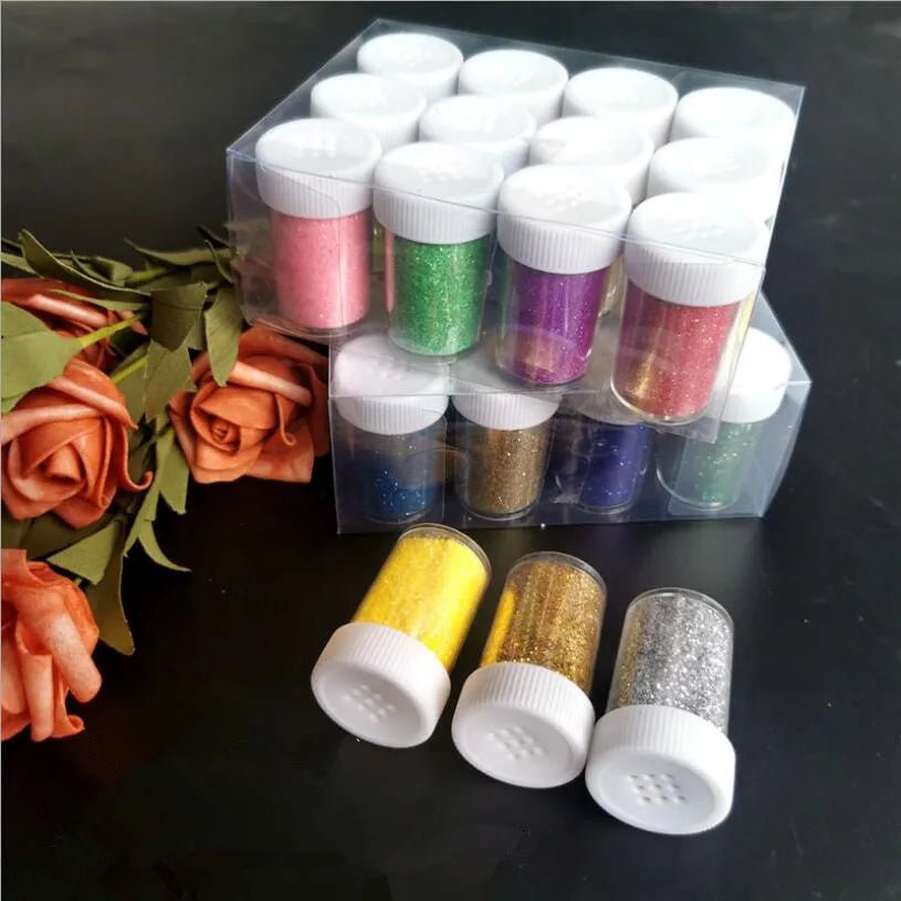 Diamond Glitter Tattoo Set - 24 Colors - Cake Pops Parties