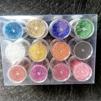 Diamond Glitter Tattoo Set - 24 Colors - Cake Pops Parties
