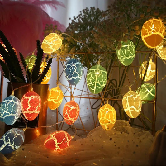 Dinosaur Eggs Fairy String Lights - Cake Pops Parties