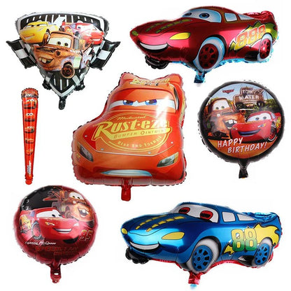 Disney McQueen Car Foil Balloons - Cake Pops Parties