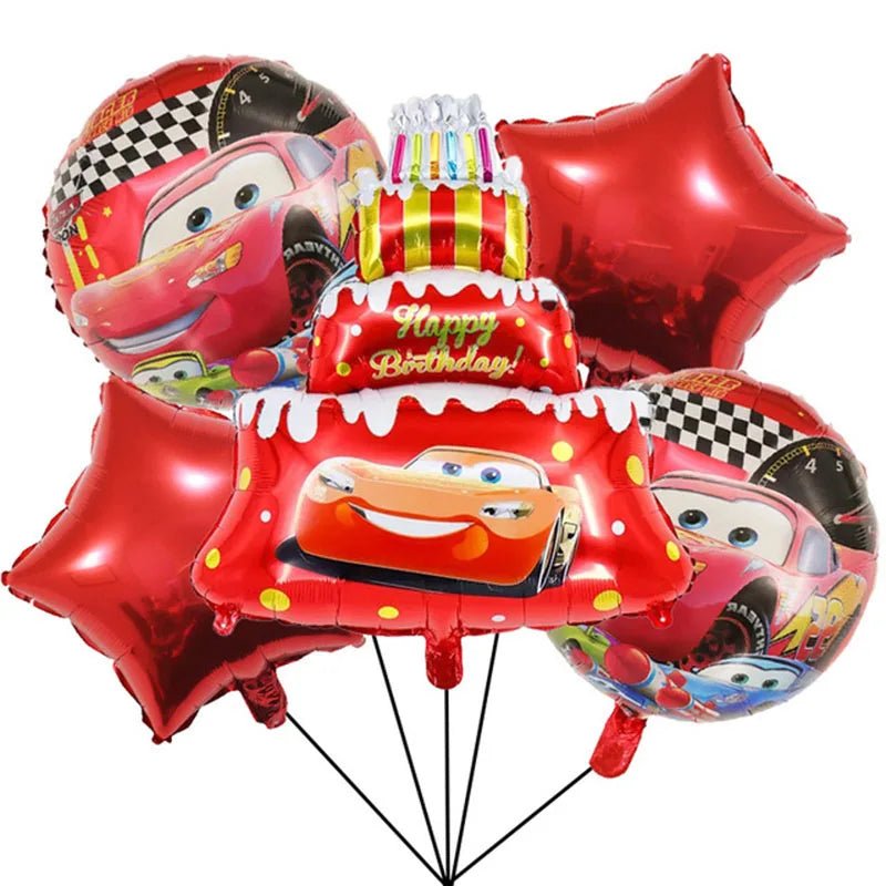 Disney McQueen Car Foil Balloons - Cake Pops Parties