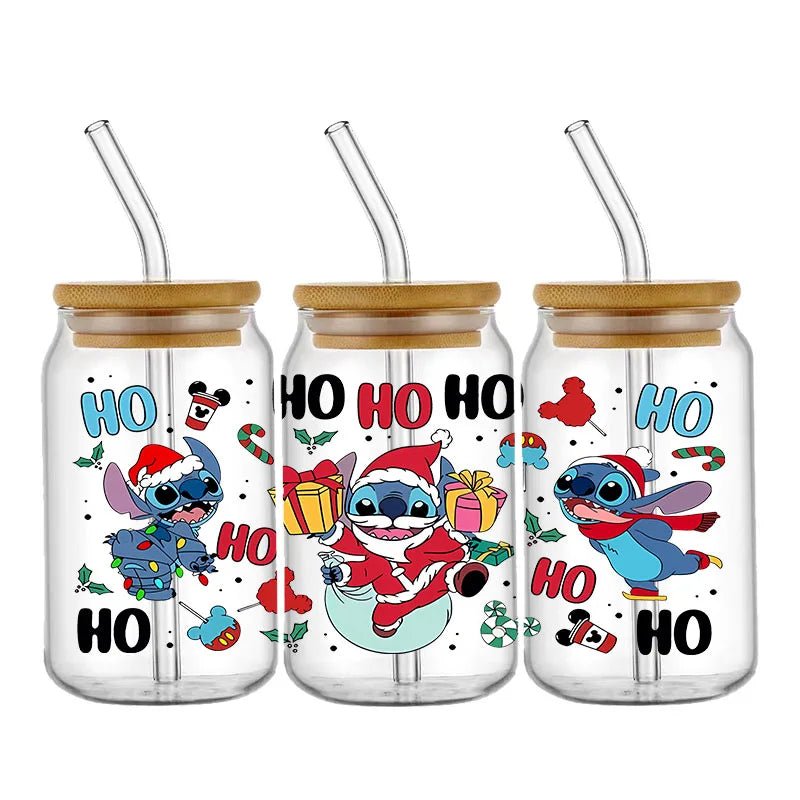 Disney Stitch Christmas Cup Wrap Stickers - Cake Pops Parties