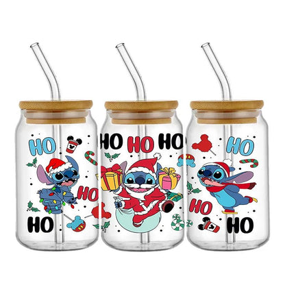 Disney Stitch Christmas Cup Wrap Stickers - Cake Pops Parties