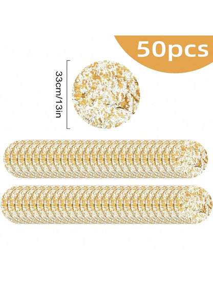 Disposable Gold Placemats Set - Cake Pops Parties