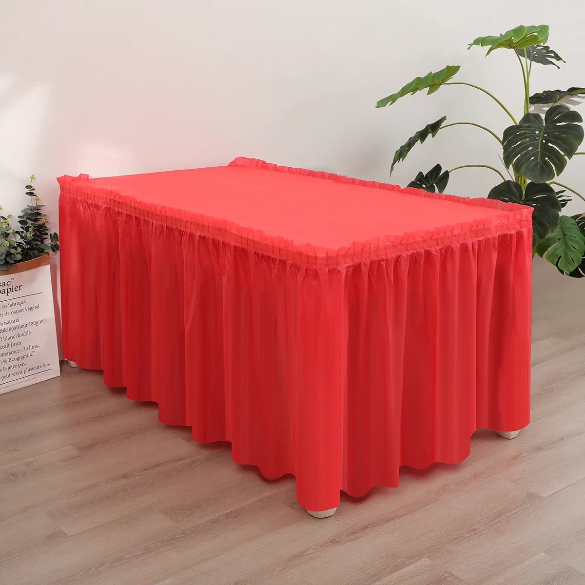 Disposable Tablecloth Table Skirt Set - Cake Pops Parties